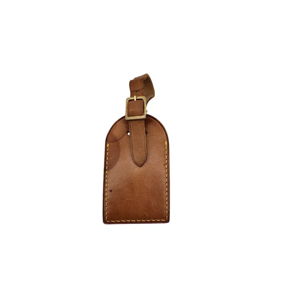 Louis Vuitton Vachetta Leather Brown Luggage Tag